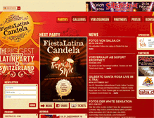 Tablet Screenshot of fiestacandela.ch